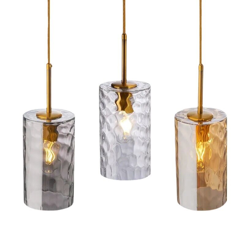 Glass Pendant Lights For Bedroom Dining Room Bar Home Ceiling Chandelier Stair Lamp Interior Hanging Lamps