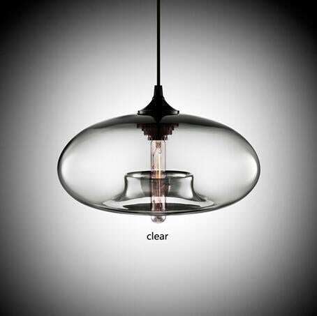 Nordic Modern Hanging 7 Color Glass Pendant Light