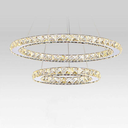 30/40/50 CM LED Pendant Lights Modern LED Crystal Lamp For Living Room Restaurant Lamp LED Crystal Hanging Lamp