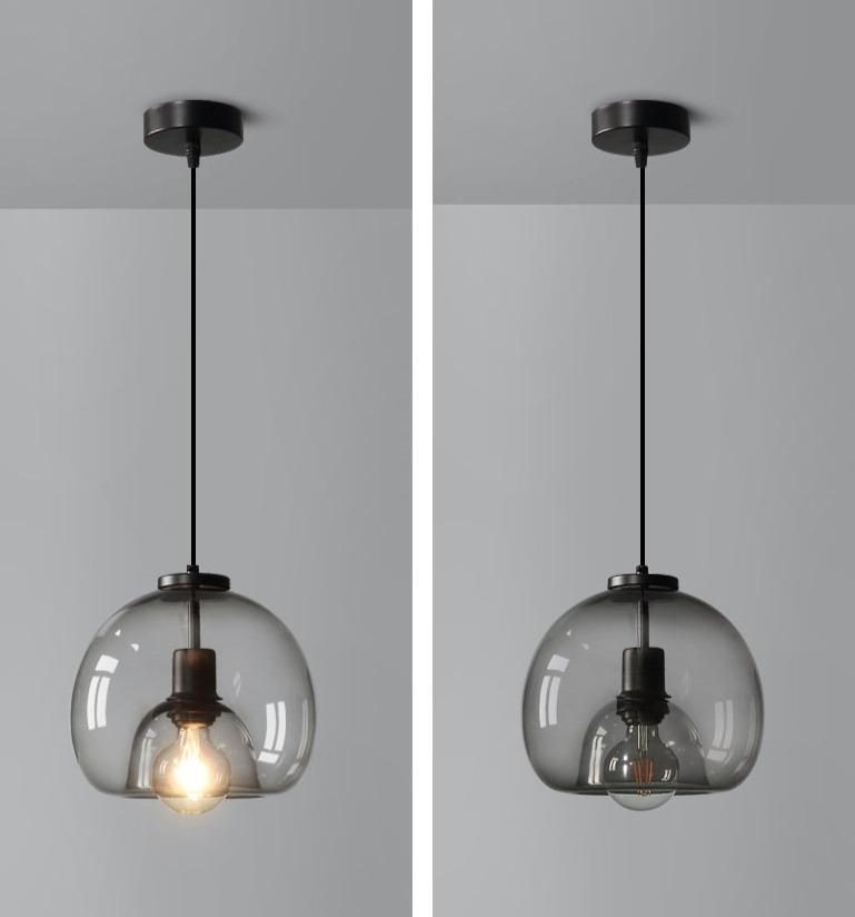 Nordic Glass Chandeliers Three-headed Combination Lamps