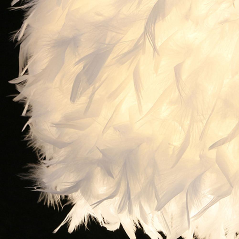Lamparas De Techo Colgante Moderna Feather Ceiling Light White Modern Droplight Ceiling Lamp Bedroom Study Hanging Lamp