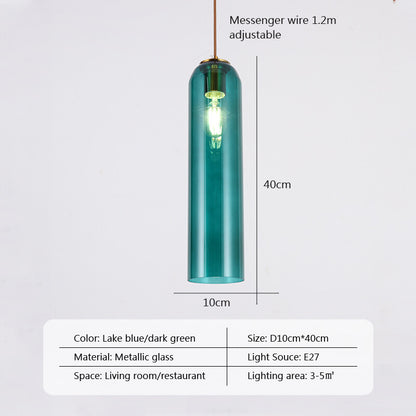 Nordic Pendant Lights iron Glass Lampshade Modern E27 LED Interior Wall Light for Bedside Bedroom Dining Table Living Room