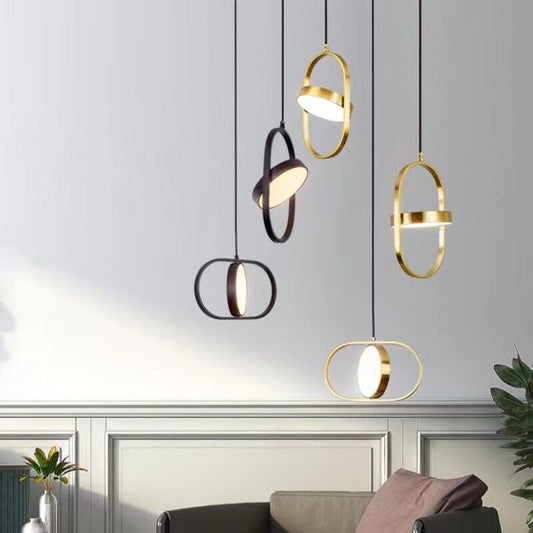 Modern Led Rotatatble Pendant Lights Ceiling Hanging Lamp Decoration Lighting Design Rotate