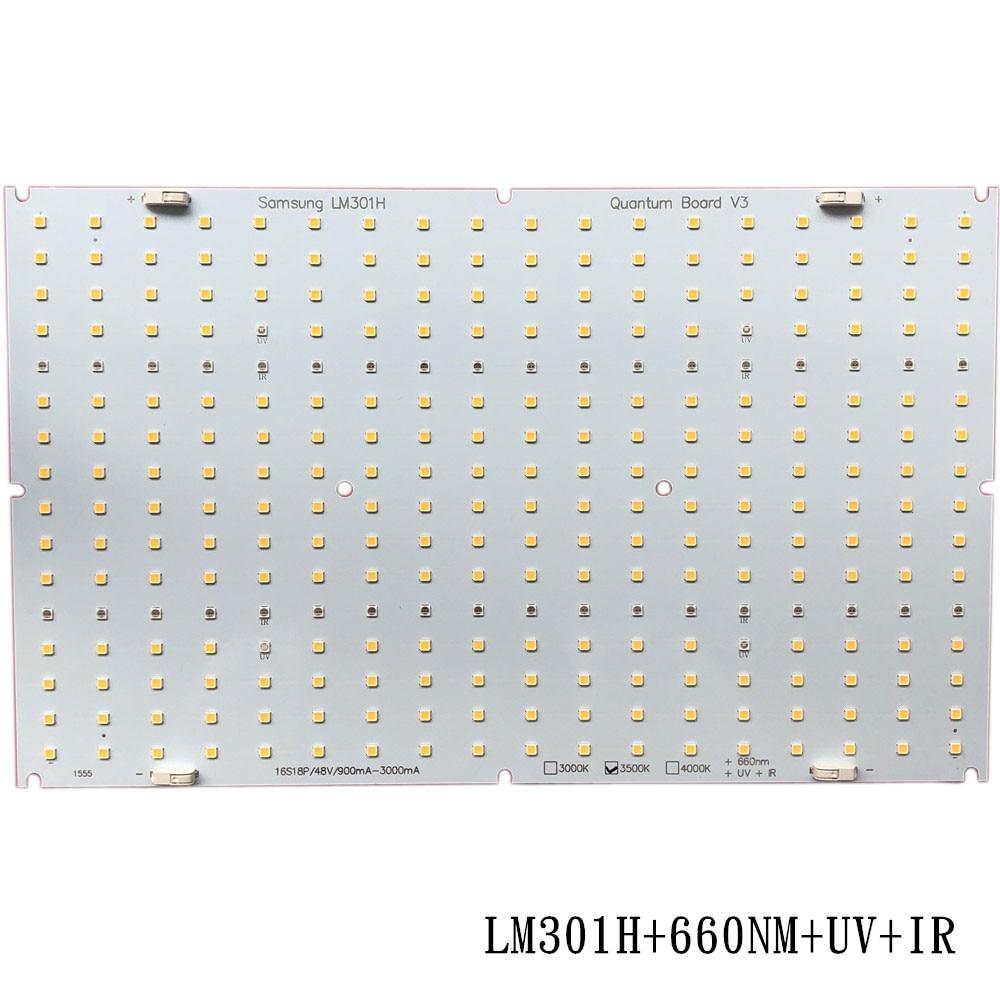Led lamp board LM301B LM301H 3000K 3500K 660nm UV IR  heat sink Meanwell 120w 240w  Driver