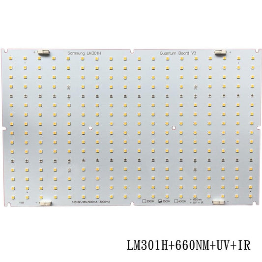 Led lamp board LM301B LM301H 3000K 3500K 660nm UV IR  heat sink Meanwell 120w 240w  Driver