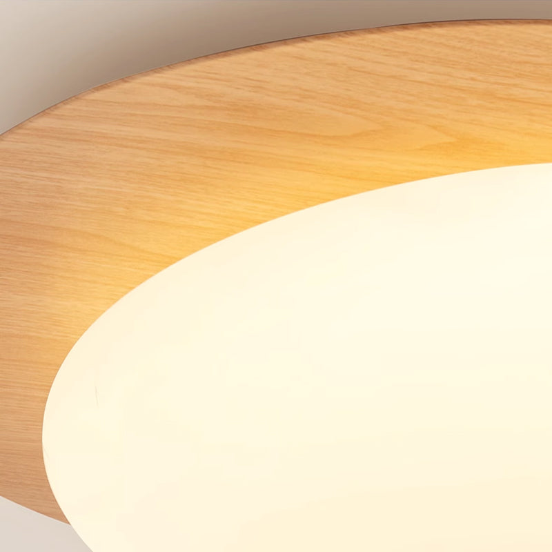 Bedroom Light Nordic Original Wood Grain Color Ceiling Light Modern Creative LED Lighting