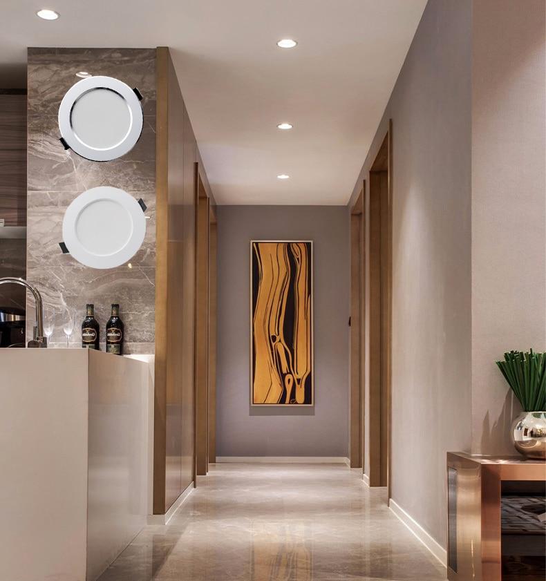 10PCS/lot Waterproof LED Downlight spot led Lamp 18W 15W 12W 9W 7W downlight Round Recessed Spot Light