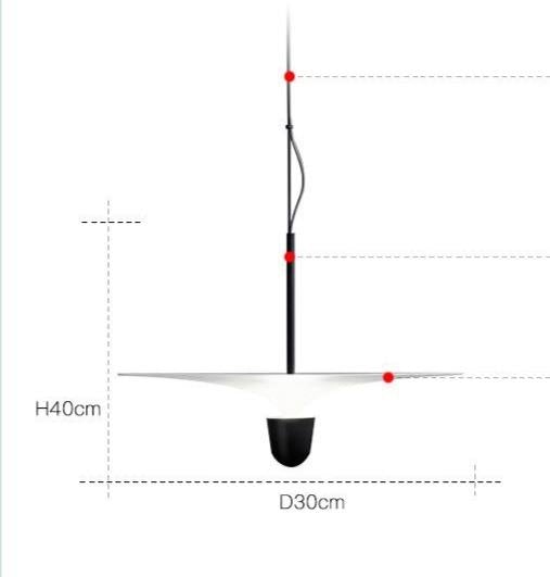 Minimalist Lamp Creative Personality Postmodern Light Luxury Lamp Ins Long Line Chandelier