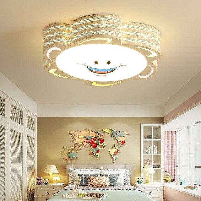 Modern Ceiling Light With Remote Control And Bluetooth Speaker For Kids Room Light