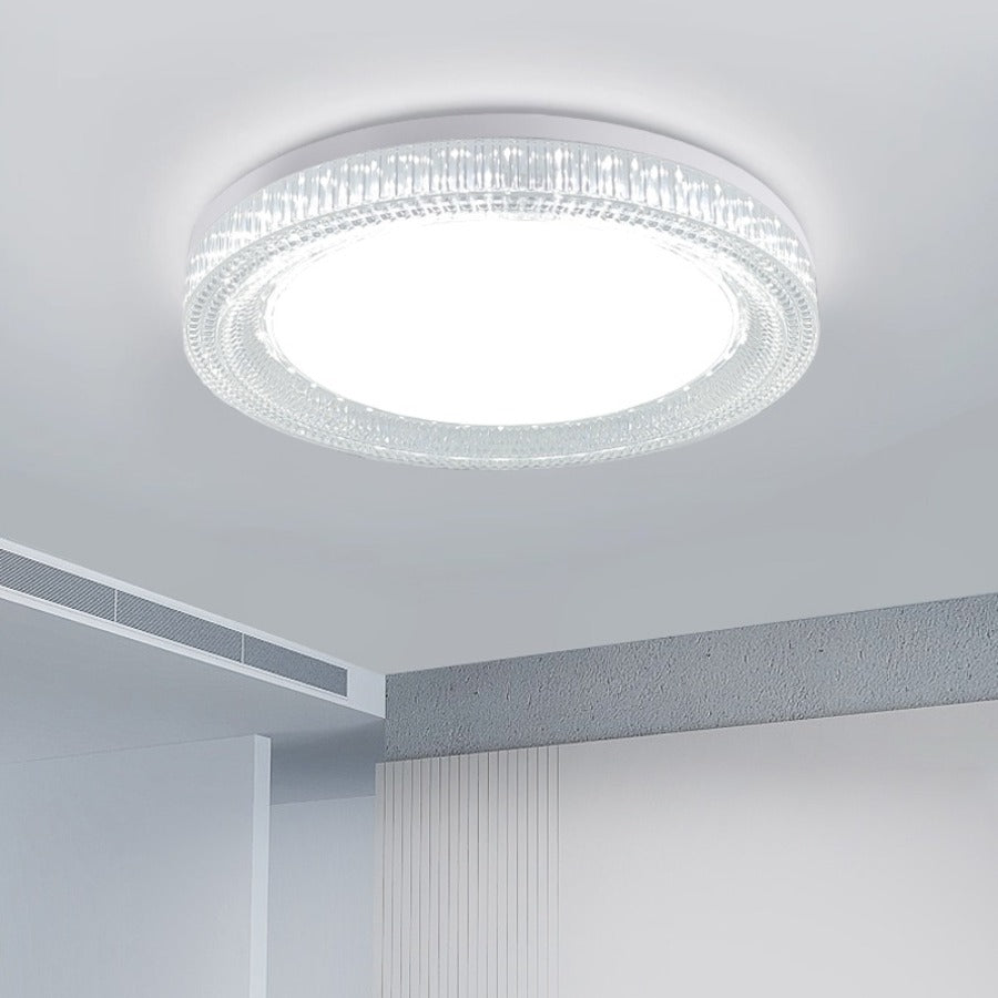 LED Ceiling Light Modern Simple Circular Crystal Light Indoor Home Light AC85-256V Living Room Bedroom Decor Lighting Fixtures
