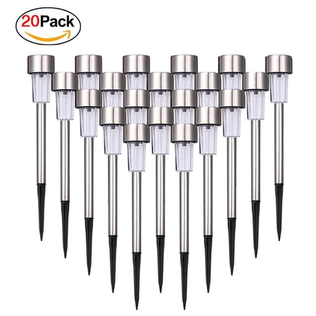 Outdoors Led Solar Lights Outdoor Solar Led Lawn Lamps Street Lighting Luminaria For Garden Decoration Solar Powered Path Lights