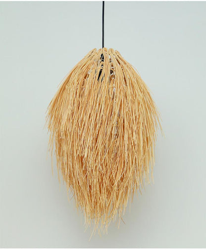 Creative Service Handmade Rattan Lamp Hot Pot Restaurant Bamboo Chandelier