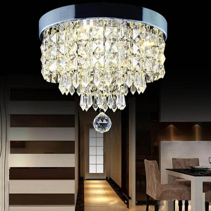 Modern Crystal Pendant Lights LED Corridor LED Pendant Crystal Lights Living Room Crystal Pendant lamp