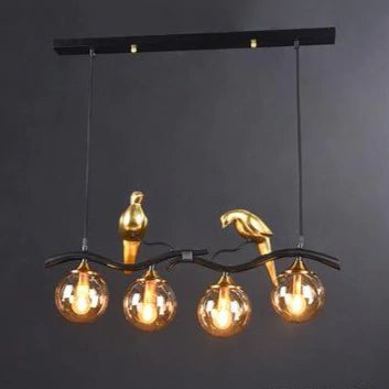 Simple Modern Living Room Bird Decorative Lamp Personalized Creative Hotel Bedroom Nordic LED Light Luxury Dining Room Chandelier