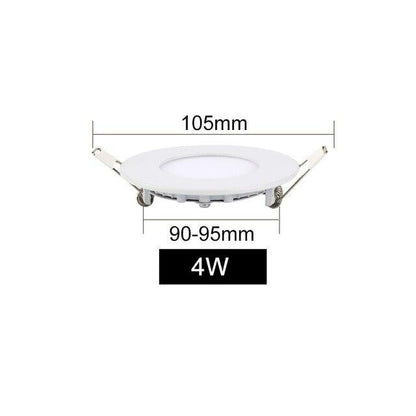 LED Panel Light 3W 4W 6W 9W 12W 15W 18W Ultra Thin Spot LED 110V Round Recessed Spot Light Lamp For Living Room