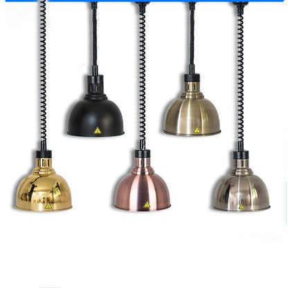 Restaurant Food Insulation Lamp Heating Lamp Commercial Chandelier Single-head Food Insulation Heating Lamp Barbecue Lamp