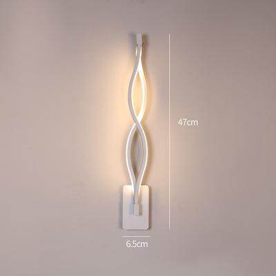 Creative Personality Led Bedroom Bedside Lamp Hotel Aisle Stairs Decorated with Aluminum Note Wall Lights