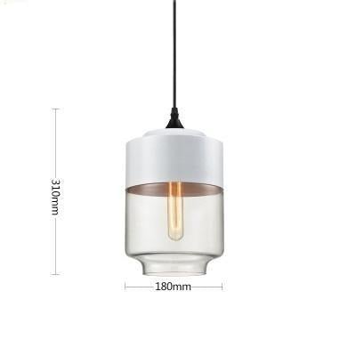 Glass Nordic Modern Pendant Lamp Dinning Room Bar Cafe Loft Vintage Light Hanging Lights Industrial Lighting Fixtures LED