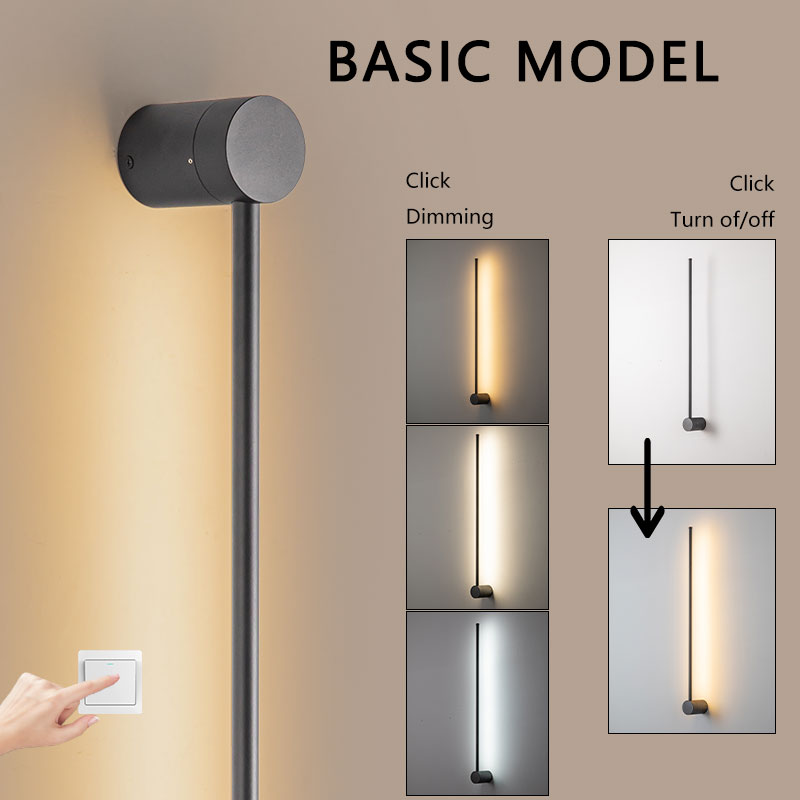 360 Degree Rotation LED Wall Lights Interior Wall Lamps Living Room Bedroom Indoor Wall