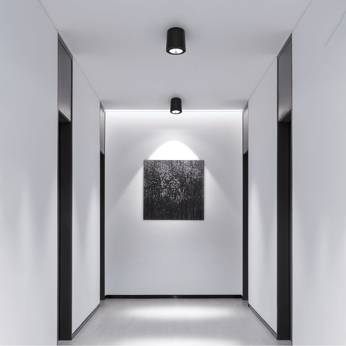 Aluminum LED Downlight COB Surface Mounted Spot Light Home Decor Ceiling Lamp 7W 12W Spotlight Hallway Indoor Lighting