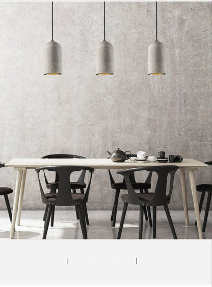 Modern LED Pendant Lights Simple Indoor Light Fixtures Lighting Dining Room Nordic Cement  Hanging Lamps