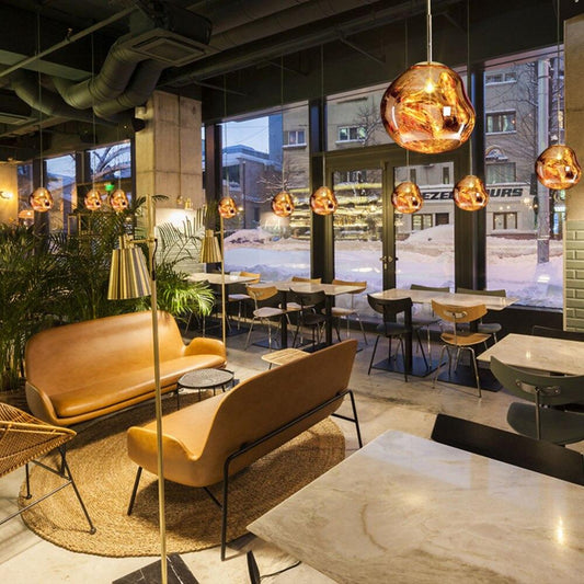 Glass Pendant Lamp Dia 15cm/20cm/27cm Creative Hanging Lamp With Adjustable Cable Bedroom Living Room Pendant Light