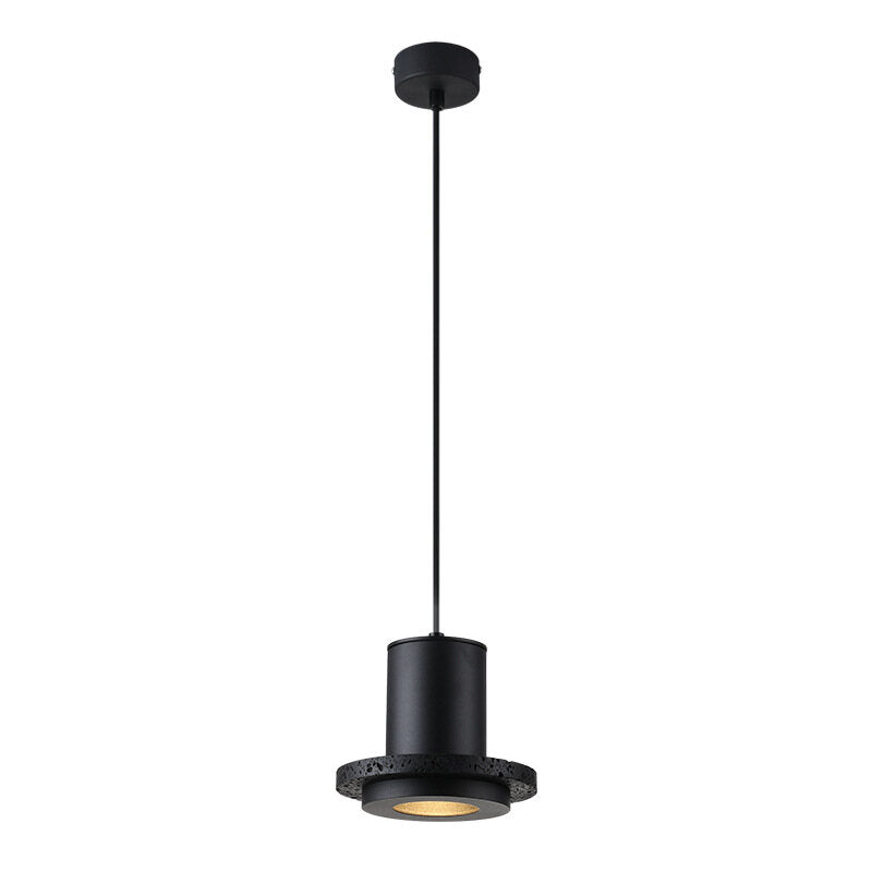 High end Nordic postmodern design bedside lamp, black hole stone foyer, balcony, small pendant lamp, industrial style restauran