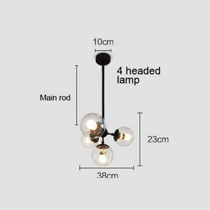 Modern Glass Pendant Light Nordic Dining Room Kitchen Hanglamp Designer Hanging Lamp Avize Lustre Lighting