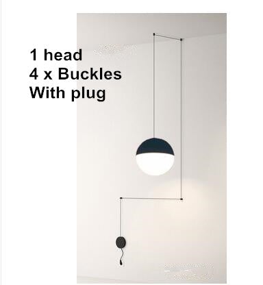 G9 Modern Creative Hanging Lamp Bedroom Living Meeting Room Industrial Pendant Lamp Corridor Decor lighting Minimalist Luminaire