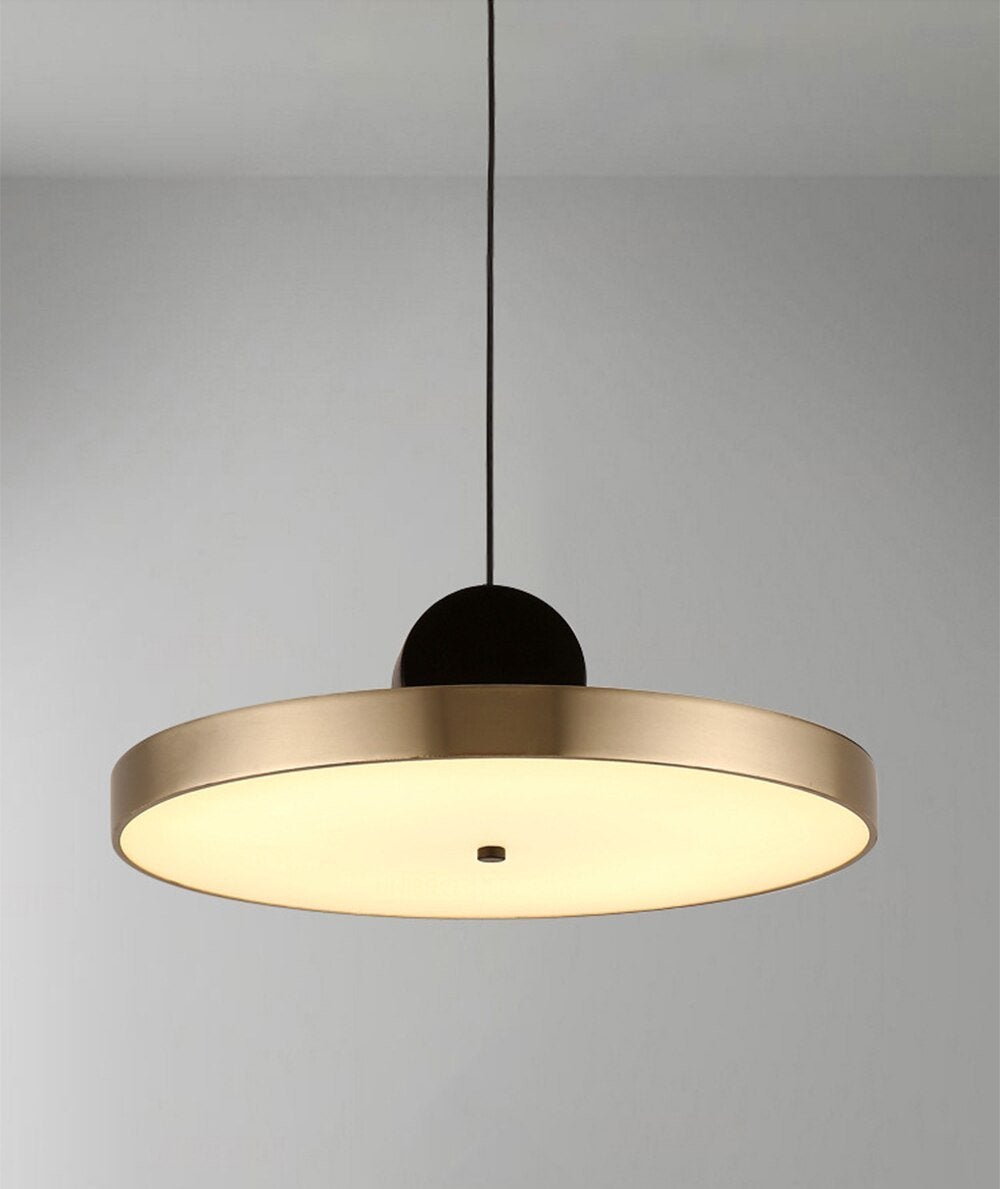 Gold pendant Lights Hanging Lamp brass pleated Lighting Restaurant Bar Hall Light Creative Japanese Brass Bedside Simple