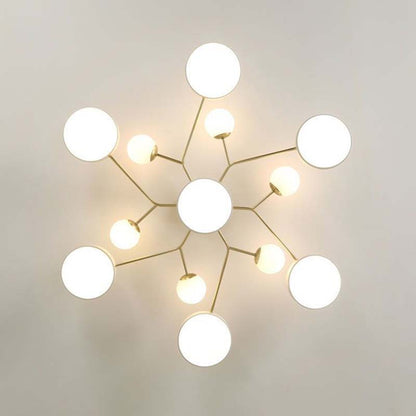Modern Simple Living Room Lamp Light Luxury Atmosphere Bedroom Ceiling Lamp Personalized Dining Room Light