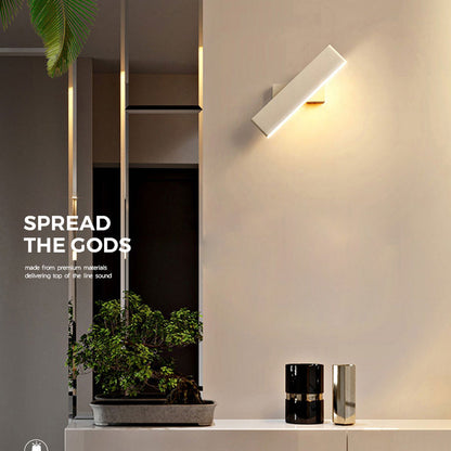 Wooden modern led wall lights bedside wall lamp wall sconce black bedroom Nordic steering head for living room ZBD0027