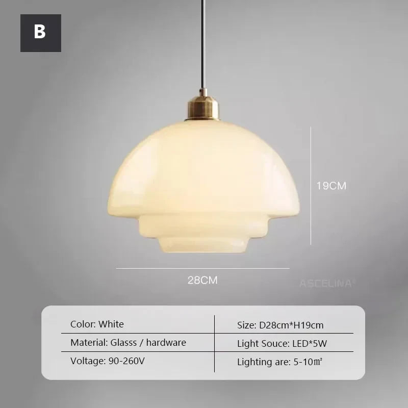 Nordic LED Glass Pendant Lamp Art Decorative Dinning Room Lamp Kitchen Island Bedrrom Bedside LED E27 Modern Light Fixtures