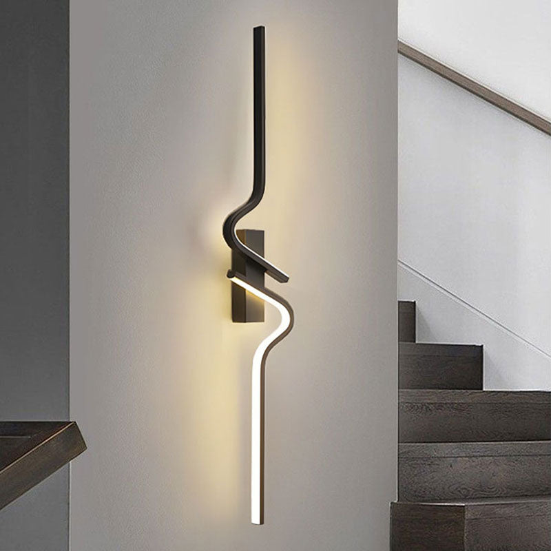 Mordern LED Wall Lamps Long Strip Up and Down LED Wall Lights Bedroom Bedside Hallway Lighting Wall Sconce