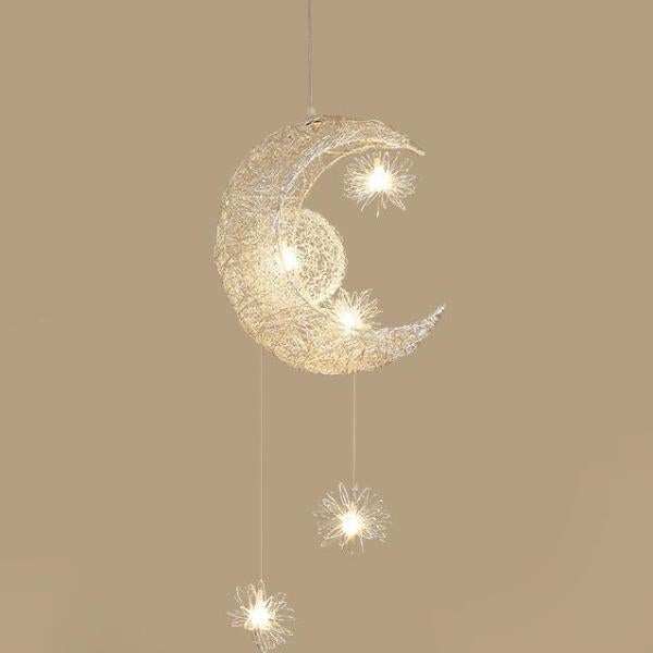 Modern Pendant Lighting Moon Star hanging lights Children Bedroom Lighting Fixture