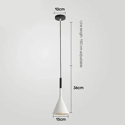 Modern Led Pendant Lights  White Light E27 Hanging Lamp Lampshade Home Chandelier