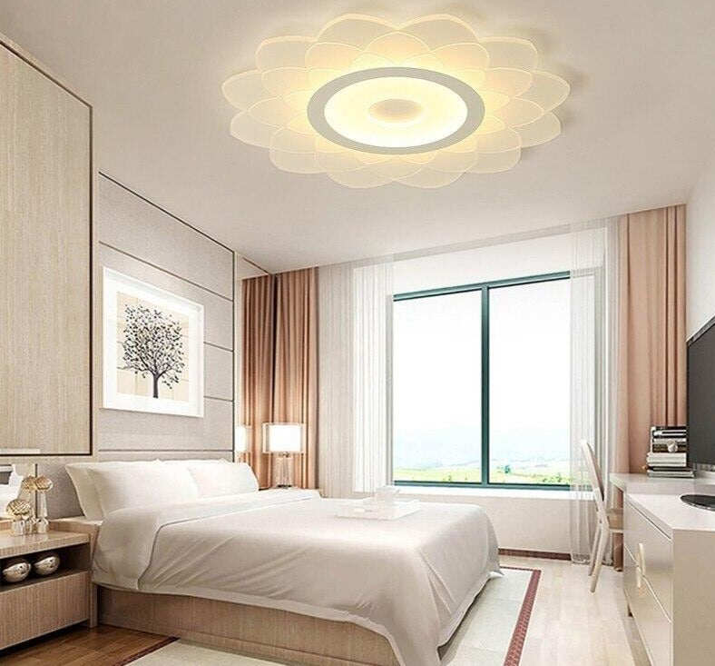 Led Home Lights For Living Room Modern LED Ceiling Lights With Remote Control Indoor Home Lamps Lamparas Led De Techo
