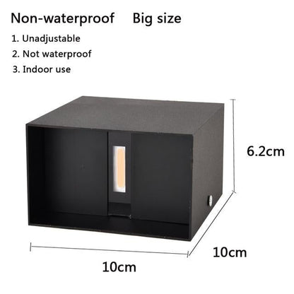 IP65 LED waterproof wall lamps 12W indoor and outdoor adjustable wall light courtyard porch corridor bedroom wall sconce