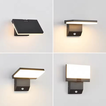 Outdoor Wall Light LED IP65 Waterproof Sensor 18w Foldable Modern Wall Lights Garden Courtyard Indoor Lamps
