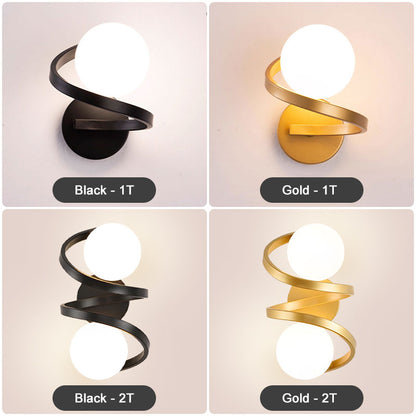 White Frosted Glass Lampshade Wall Lights G9 7W Creative Dining room Bedroom Bedside Aisle Wall Lamp Modern LED Lighting