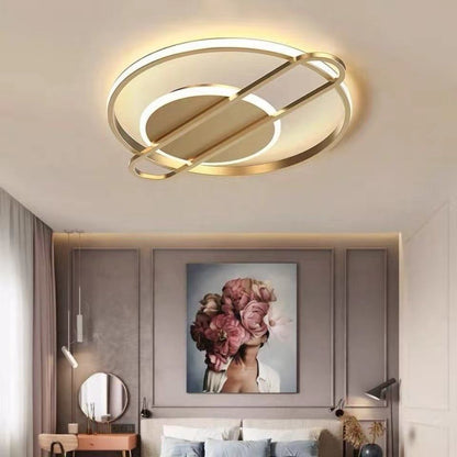 Simple modern led ceiling lamp room lamp Nordic lamp master bedroom lamp violin light luxury wind warm new home lamp