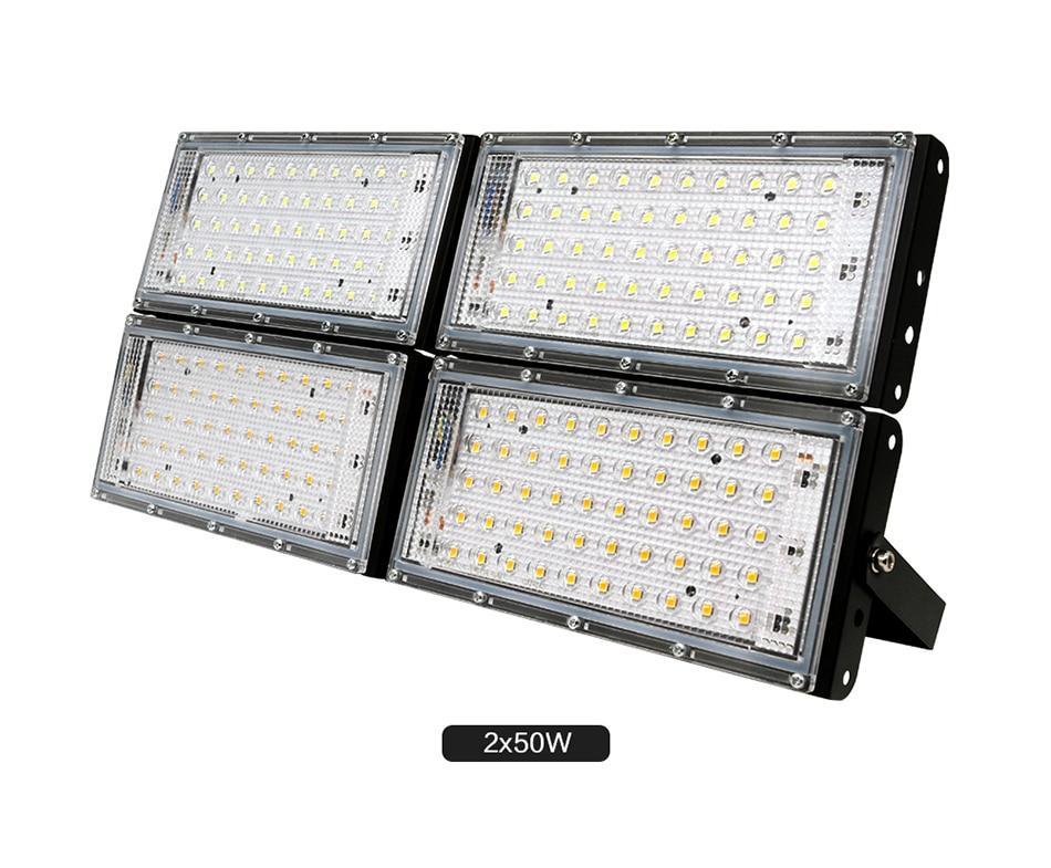 Led Floodlight 50W Waterproof IP65 Outdoor LED Reflector Light Garden Lamp AC Spotlight Street Lighting