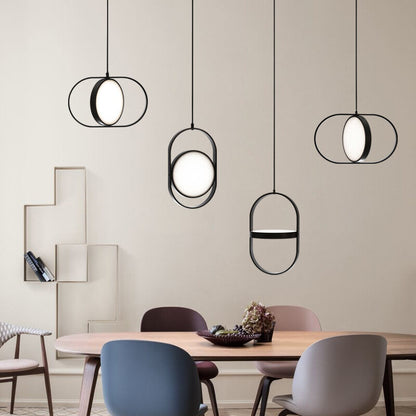 Modern Led Rotatatble Pendant Lights Ceiling Hanging Lamp Decoration Lighting Design Rotate