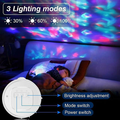 Star Sky Projector  LED Galaxy Night Light Moon Stars Nebula Ocean Lamp Galaxy Projector Rotation Light