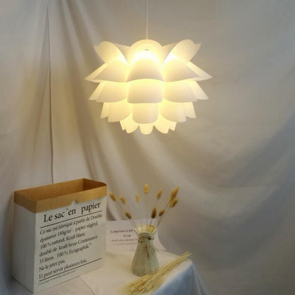 DIY Lotus  Puzzle Pendant Lamp E27 pendant light Cafe Living Room Restaurant Ceiling Room Decoration LED Hanging Lamp