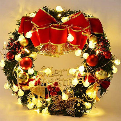 3M 5M 10M AA Battery LED Ball String Lights Christmas lights indoor Garland on Batteries Wedding Xmas Decoration light