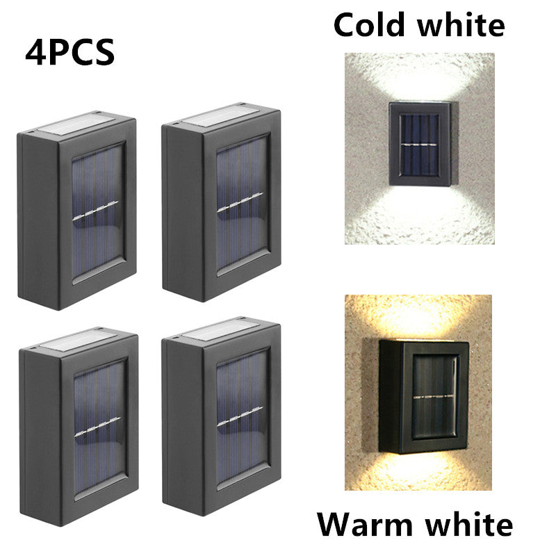 Solar Lamp Outdoor LED Lights IP65 Waterproof for Garden Decoration Balcony Yard Street Wall Decor Lamps Gardening Light