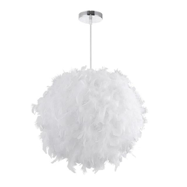 Lamparas De Techo Colgante Moderna Feather Ceiling Light White Modern Droplight Ceiling Lamp Bedroom Study Hanging Lamp