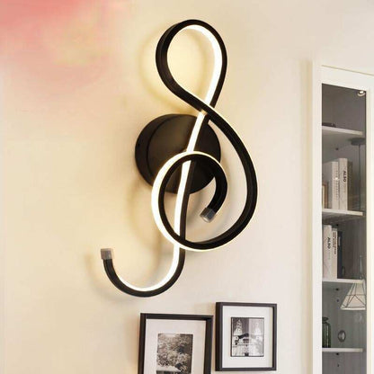 Creative Personality Led Bedroom Bedside Lamp Hotel Aisle Stairs Decorated with Aluminum Note Wall Lights
