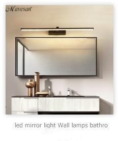 Hot Selling LED Wall light Bathroom Mirror warm white /white washroon wall Lamp fixtures Aluminum boby & Stainless Steel